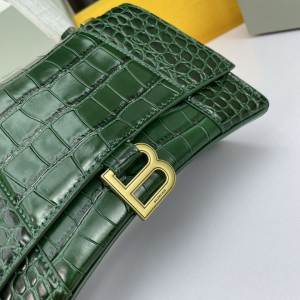 BALENCIAGA HOURGLASS 23CM CROC EFFECT 4 COLOURS Bags