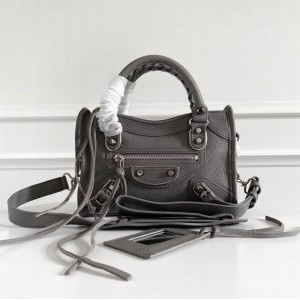 BALENCIAGA CITY BAG 23X15X9CM GREY Bags