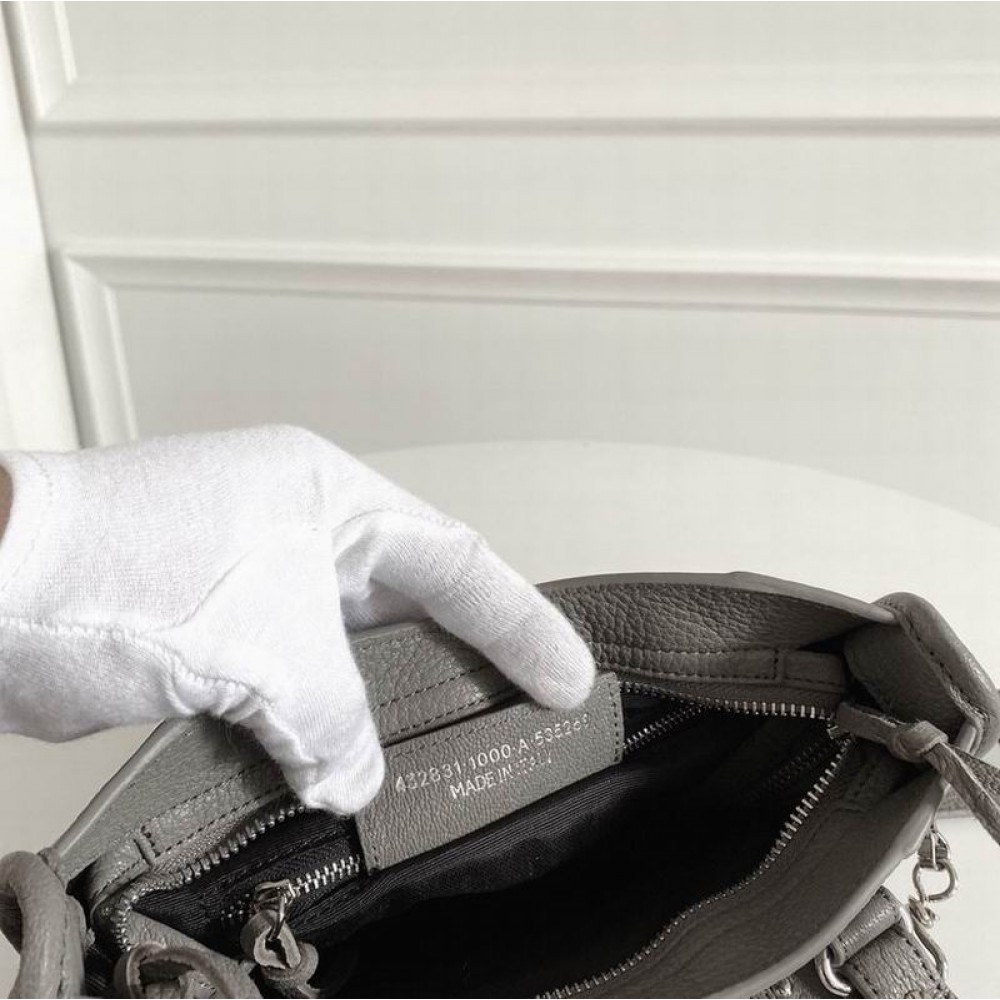 BALENCIAGA CITY BAG 23X15X9CM GREY Bags