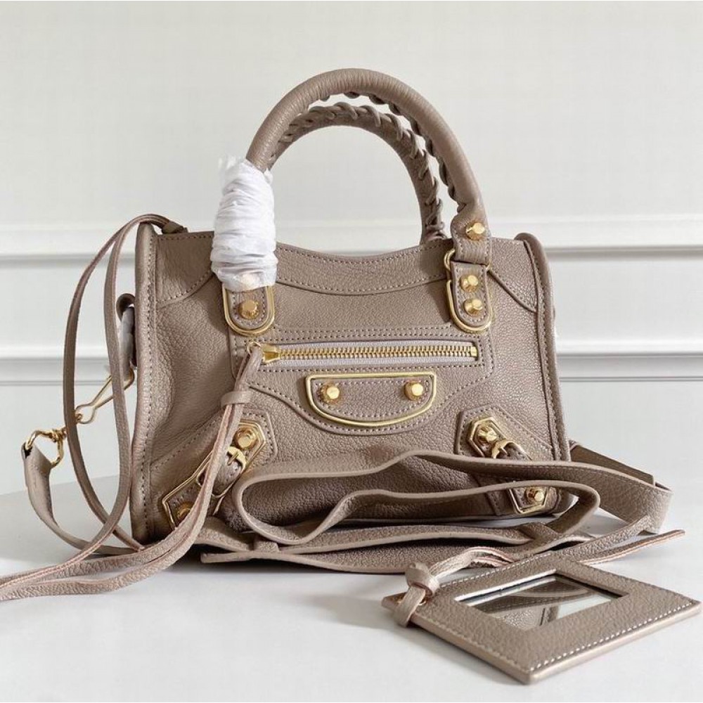 BALENCIAGA CITY BAG 23X15X9CM BEIGE Bags
