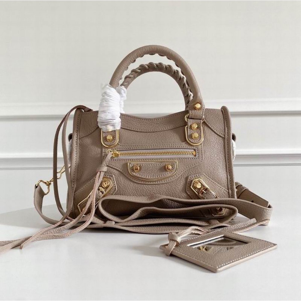 BALENCIAGA CITY BAG 23X15X9CM BEIGE Bags
