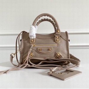 BALENCIAGA CITY BAG 23X15X9CM BEIGE Bags