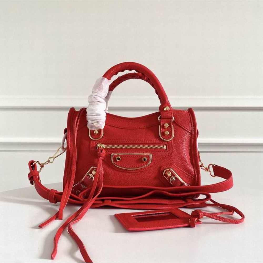 BALENCIAGA CITY BAG 23X15X9CM RED Bags