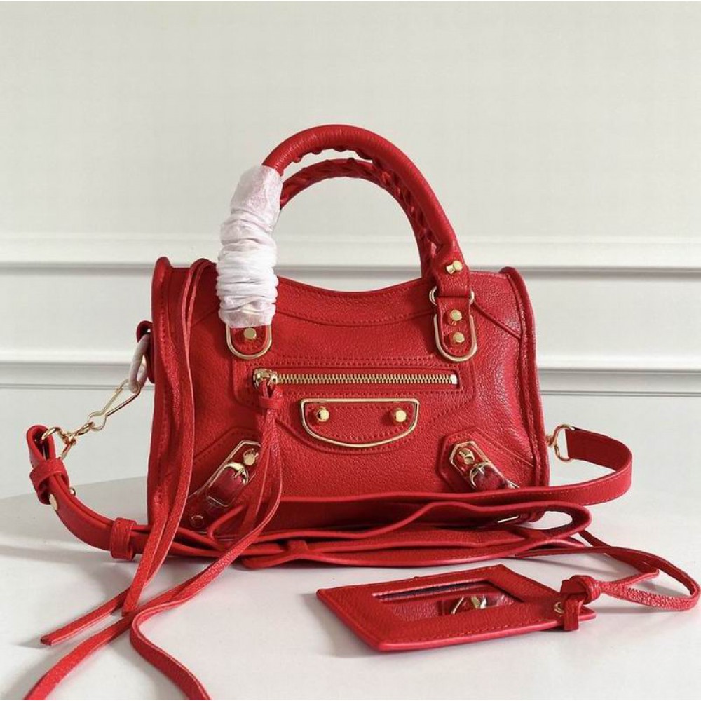 BALENCIAGA CITY BAG 23X15X9CM RED Bags