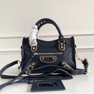 BALENCIAGA CITY BAG 23X15X9CM DARK BLUE Bags