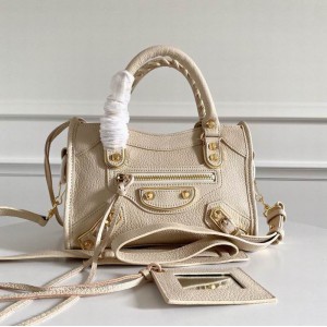 BALENCIAGA CITY BAG 23X15X9CM LIGHT BEIGE Bags