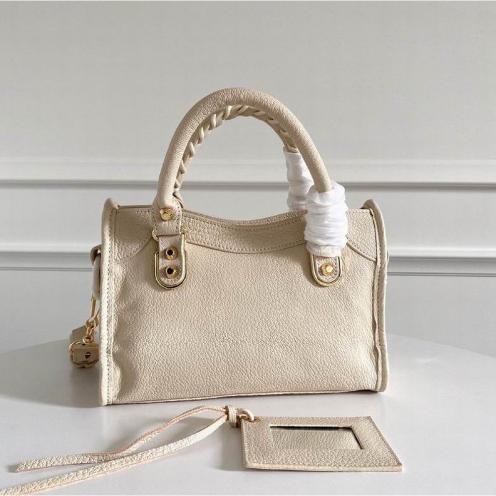BALENCIAGA CITY BAG 23X15X9CM LIGHT BEIGE Bags
