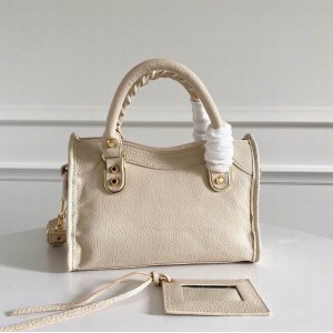 BALENCIAGA CITY BAG 23X15X9CM LIGHT BEIGE Bags
