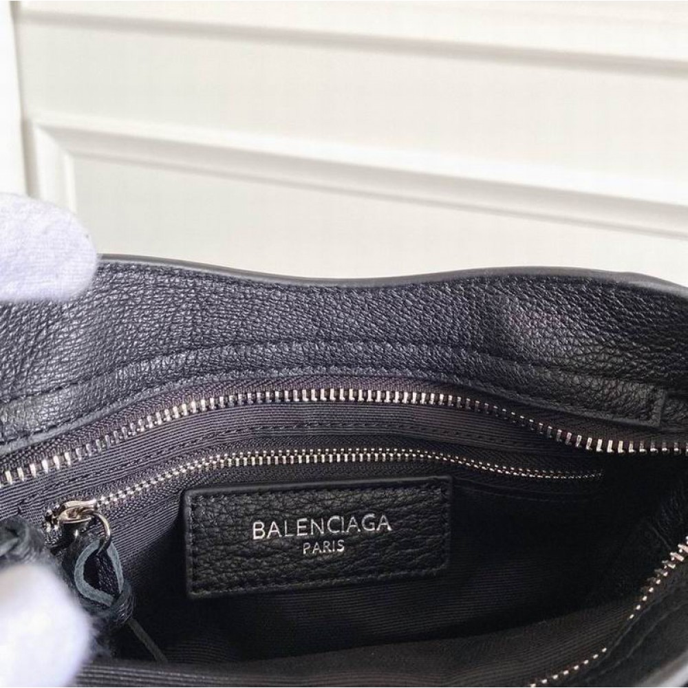 BALENCIAGA CITY BAG 23X15X9CM BLACK SILVER Bags