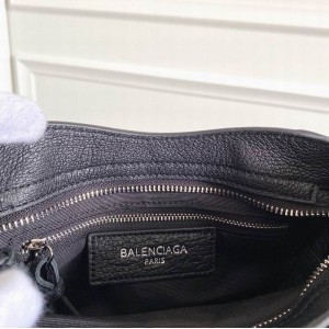 BALENCIAGA CITY BAG 23X15X9CM BLACK SILVER Bags