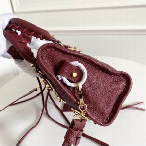 BALENCIAGA CITY BAG 23X15X9CM BORDO Bags