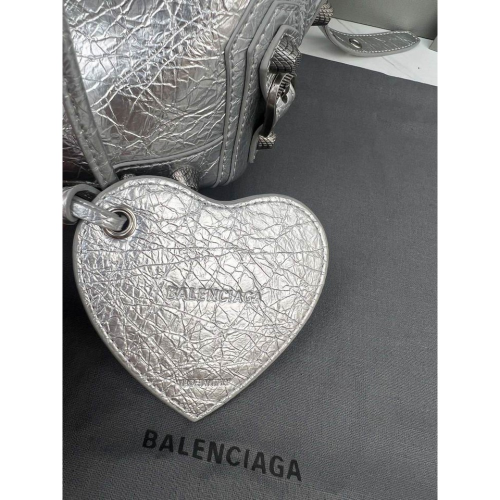 BALENCIAGA BUCKET 19.8X17.8X15CM SILVER Bags