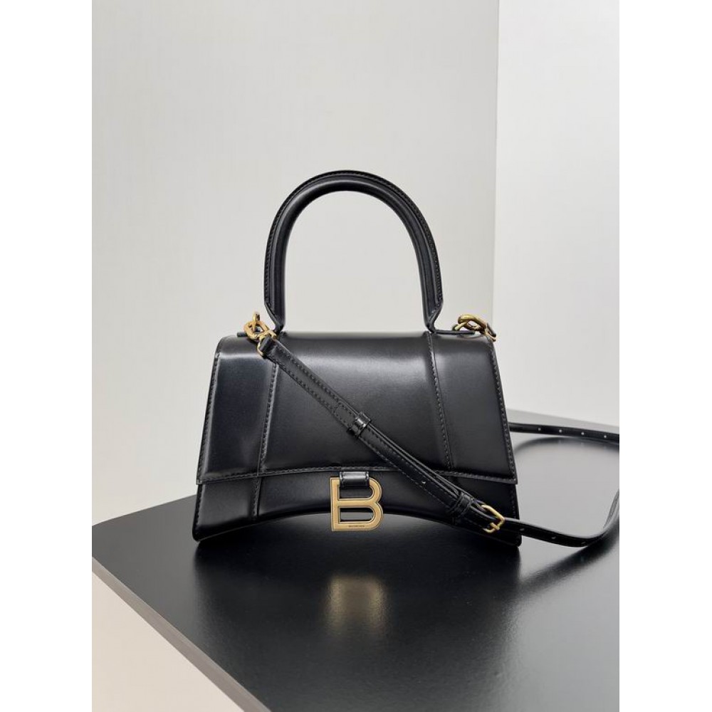 BALENCIAGA HOURGLASS 23CM BLACK Bags