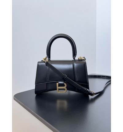 BALENCIAGA HOURGLASS 19CM BLACK