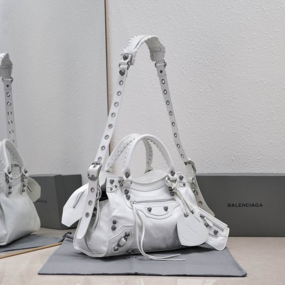 BALENCIAGA CAGOLE 32X21CM WHITE Bags
