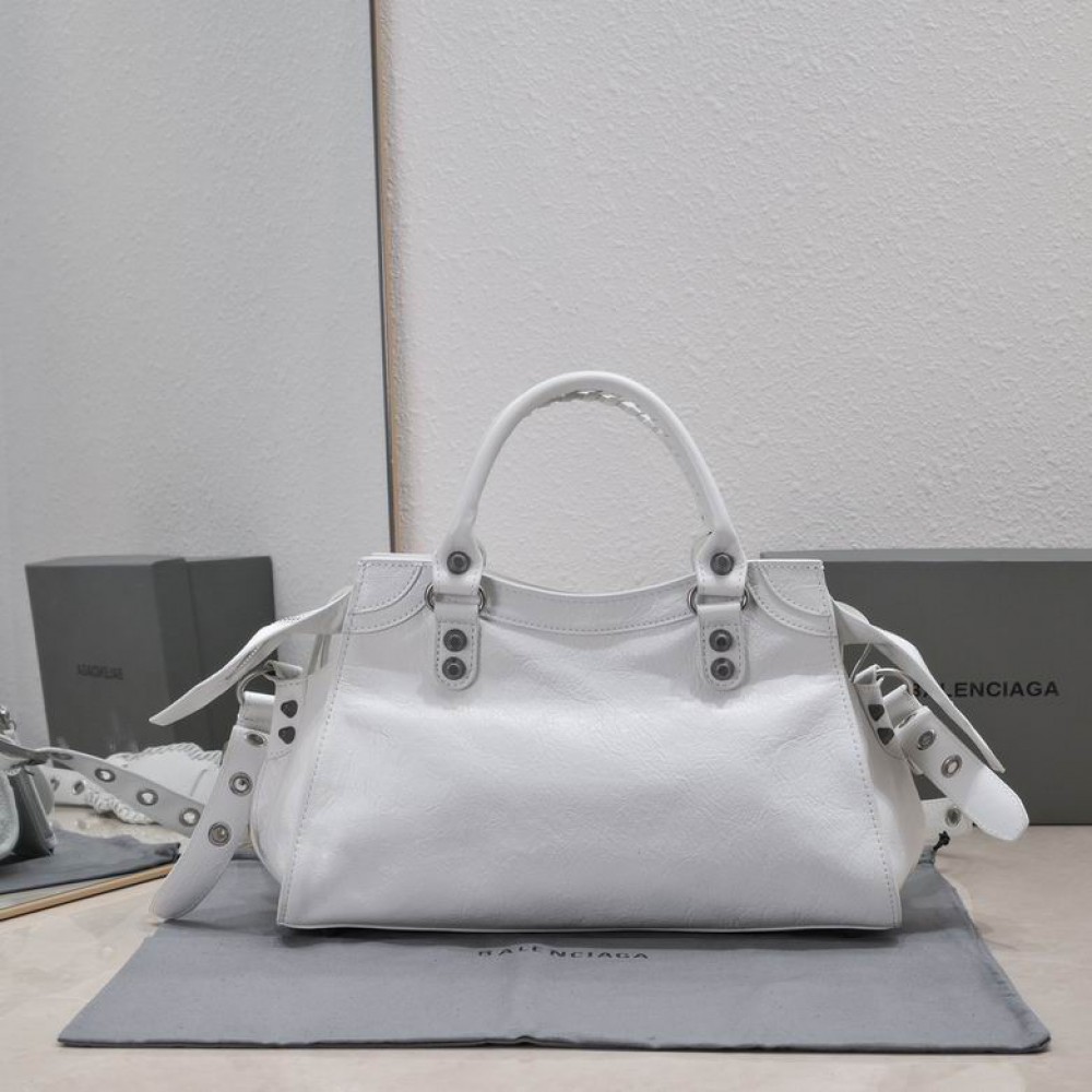 BALENCIAGA CAGOLE 32X21CM WHITE Bags