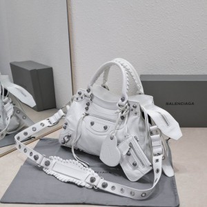 BALENCIAGA CAGOLE 32X21CM WHITE Bags