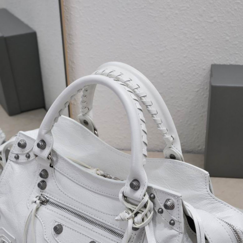 BALENCIAGA CAGOLE 32X21CM WHITE Bags