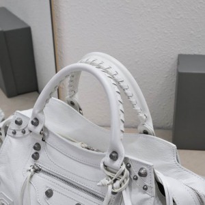 BALENCIAGA CAGOLE 32X21CM WHITE Bags