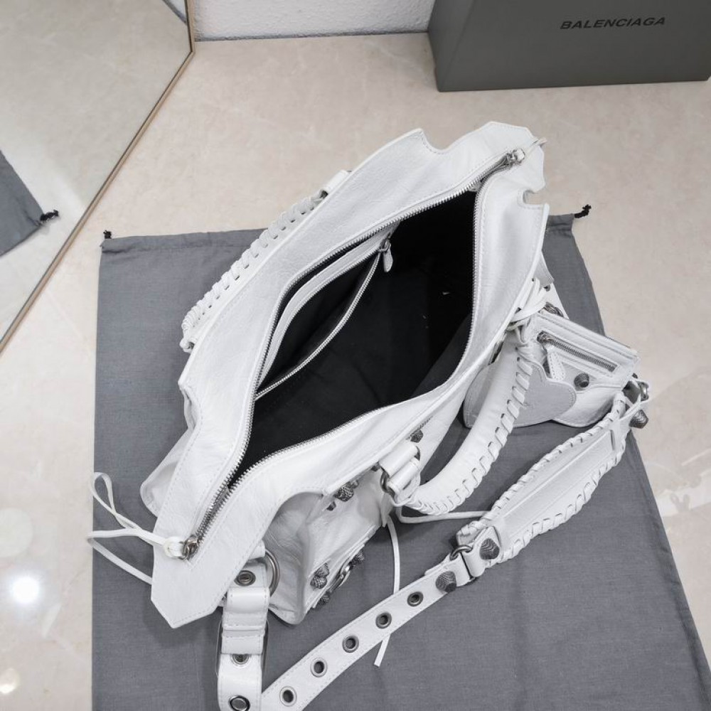BALENCIAGA CAGOLE 32X21CM WHITE Bags