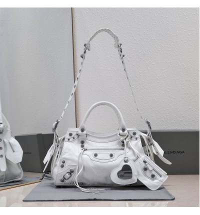 BALENCIAGA CAGOLE 32X21CM WHITE