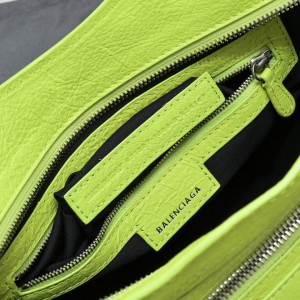 BALENCIAGA CAGOLE 32X21CM LIME Bags
