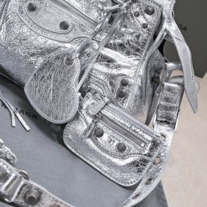 BALENCIAGA CAGOLE 32X21CM SILVER Bags