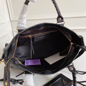 BALENCIAGA CITY 38CM BLACK GOLD Bags