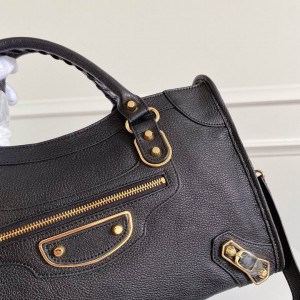 BALENCIAGA CITY 38CM BLACK GOLD Bags