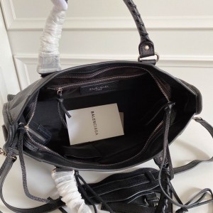 BALENCIAGA CITY 38CM BLACK SILVER Bags