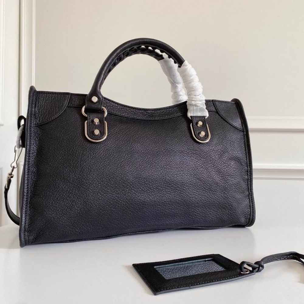 BALENCIAGA CITY 38CM BLACK SILVER Bags
