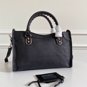 BALENCIAGA CITY 30CM BLACK SILVER Bags
