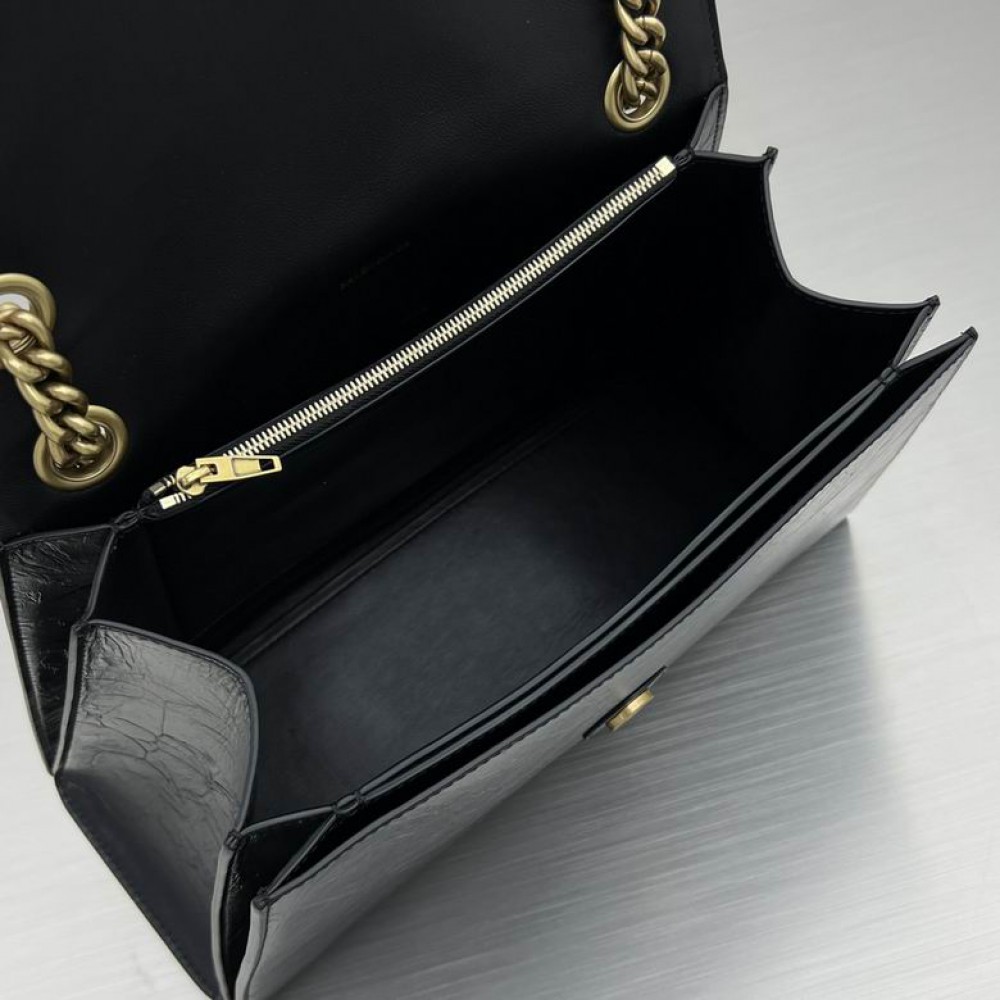 BALENCIAGA CRUSH 31X20CM VINTAGE LEATHER Bags