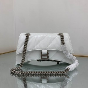 BALENCIAGA CRUSH 25X15CM WHITE Bags