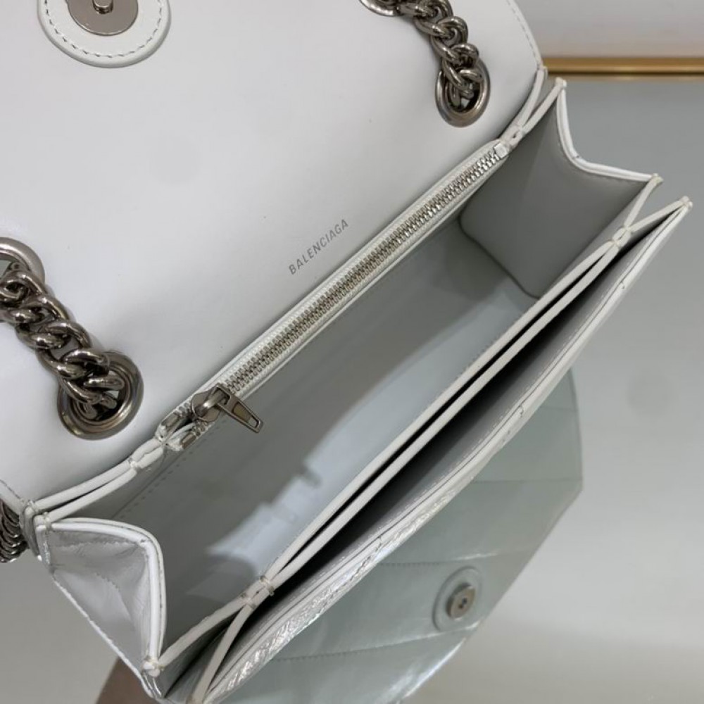 BALENCIAGA CRUSH 25X15CM WHITE Bags
