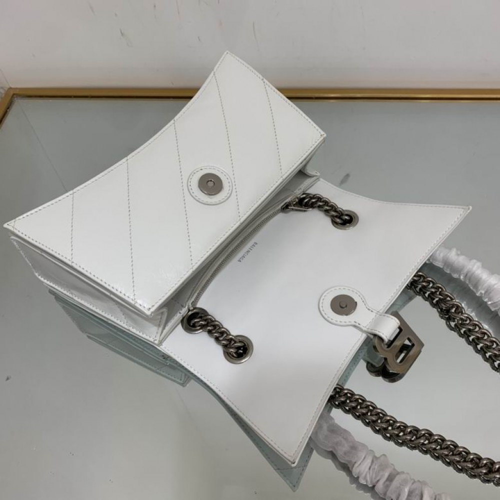 BALENCIAGA CRUSH 25X15CM WHITE Bags