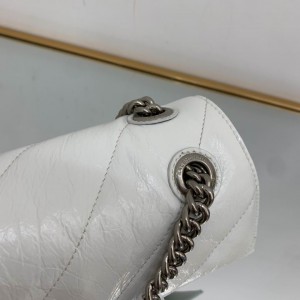 BALENCIAGA CRUSH 25X15CM WHITE Bags