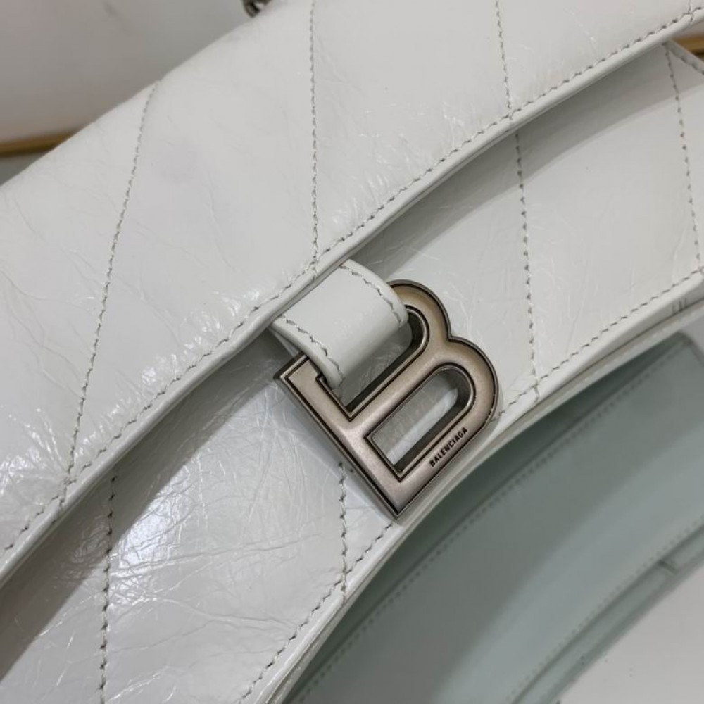 BALENCIAGA CRUSH 25X15CM WHITE Bags