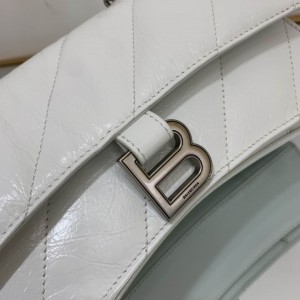 BALENCIAGA CRUSH 25X15CM WHITE Bags