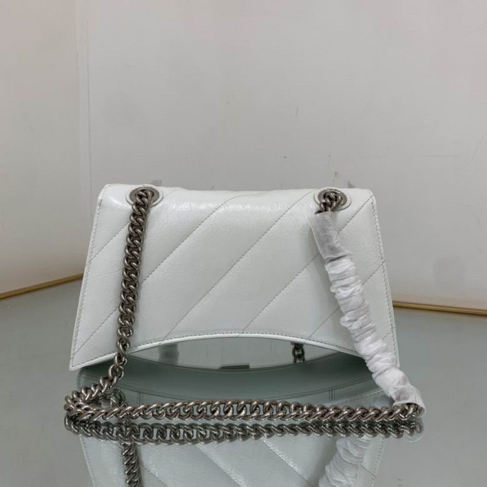 BALENCIAGA CRUSH 25X15CM WHITE Bags