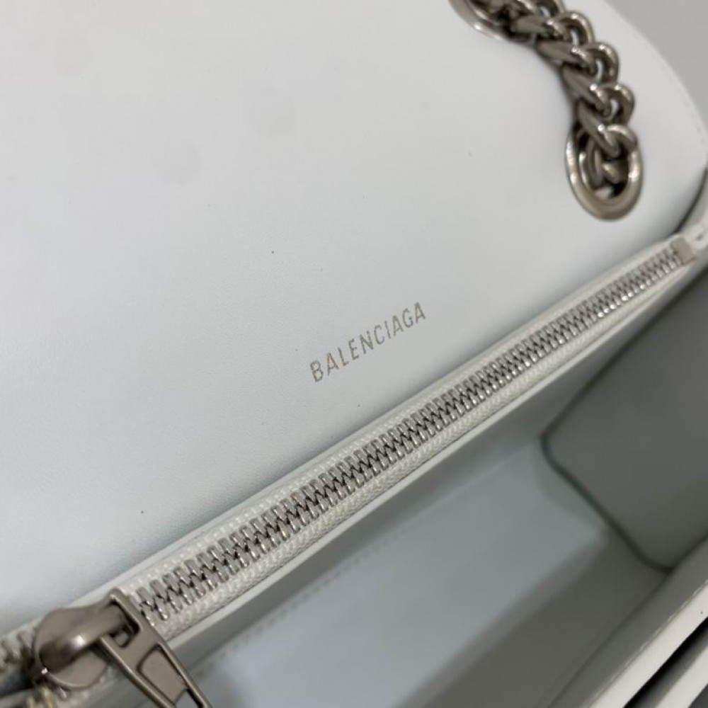 BALENCIAGA CRUSH 25X15CM WHITE Bags