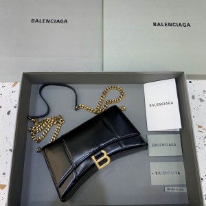 BALENCIAGA CLUTCH 23X14CM BLACK Bags