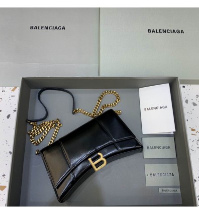 BALENCIAGA CLUTCH 23X14CM BLACK