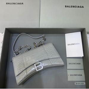 BALENCIAGA CLUTCH 23X14CM GREY Bags