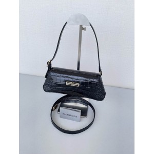 BALENCIAGA CLUTCH 27X15CM CROC EFFECT Bags