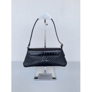 BALENCIAGA CLUTCH 27X15CM CROC EFFECT Bags