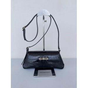 BALENCIAGA CLUTCH 27X15CM CROC EFFECT Bags