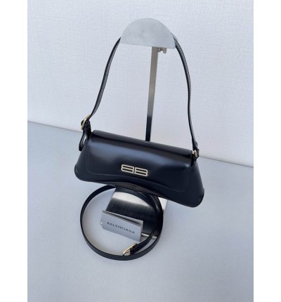 BALENCIAGA CLUTCH 27X15CM BLACK