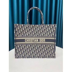 DIOR BOOK TOTE 42CM BLUE Bags
