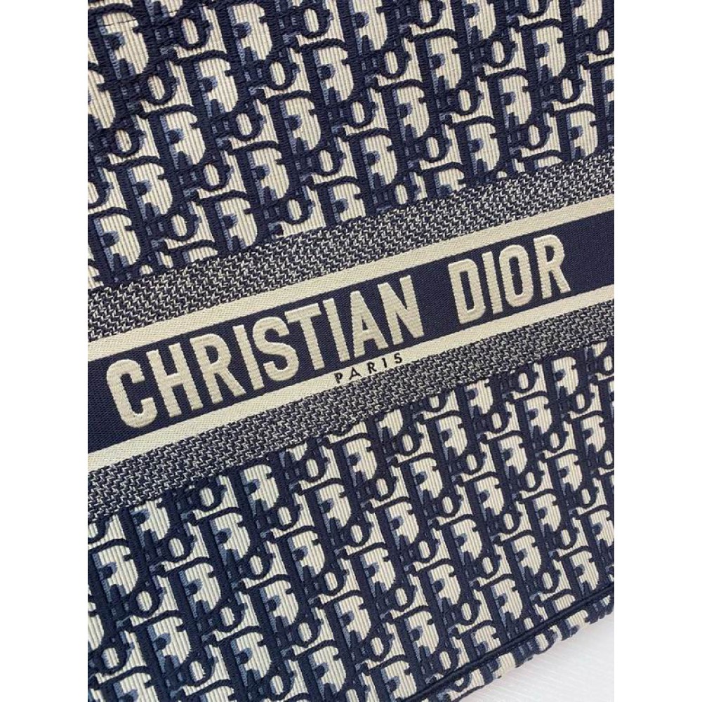 DIOR BOOK TOTE 42CM BLUE Bags